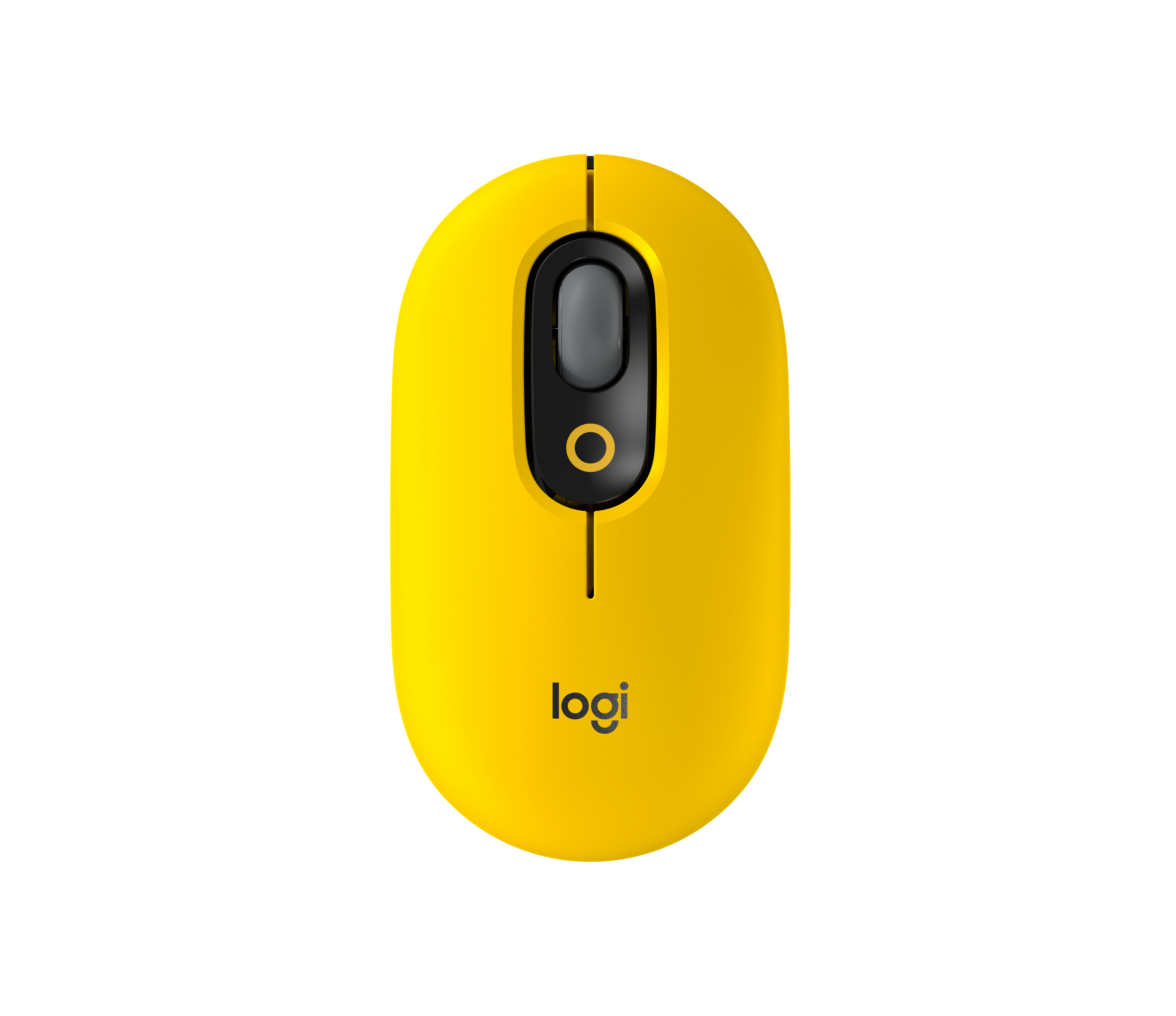 Mouse Optico sem fio POP Mouse Black & Yellow Amarelo Logitech