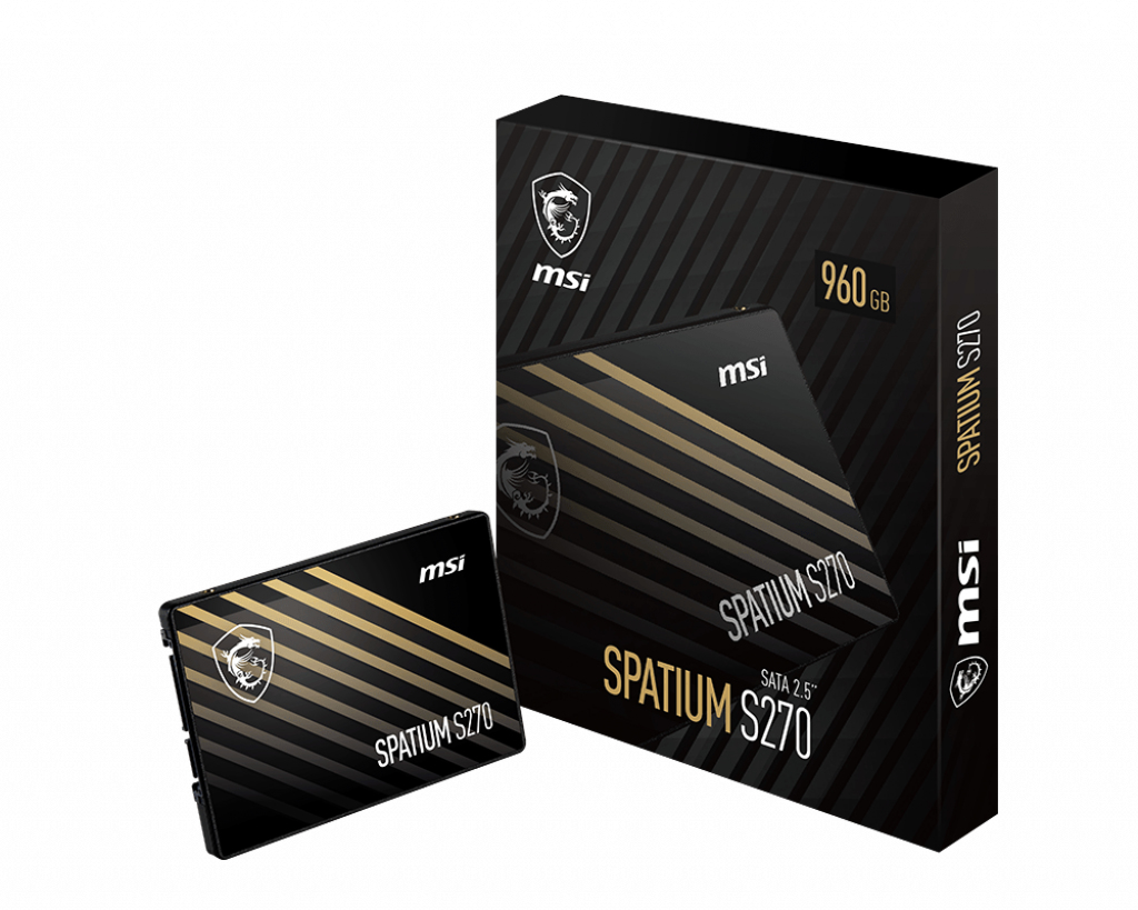 SSD MSI Spatium 240GB S270 SATA3 2,5 7MM Leitura 500MB/S Gravacao 400MB/S