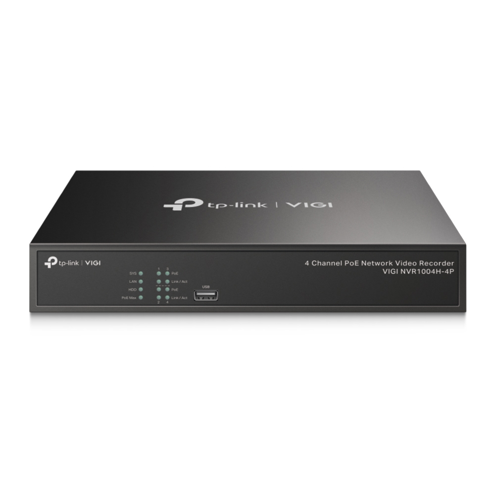 Gravador de Video Tp-link 4 Canais Vigi NVR1004H-4P
