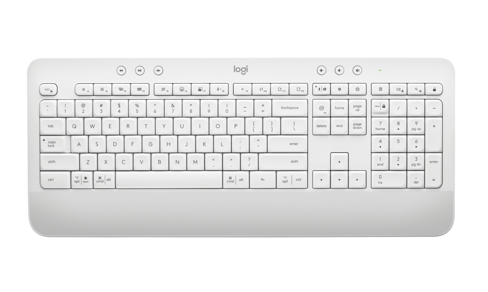 Logitech TECLADO BLUETOOTH LOGITECH K650 SIGNATURE BRANCO W