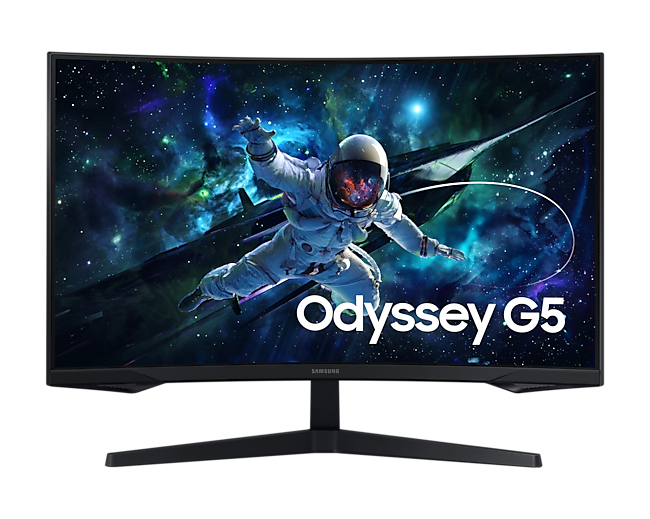 Samsung MONITOR SAMSUNG 32 GAMER CURVO ODYSSEY G5 QHD 1MS HDMI DP AJ AL
