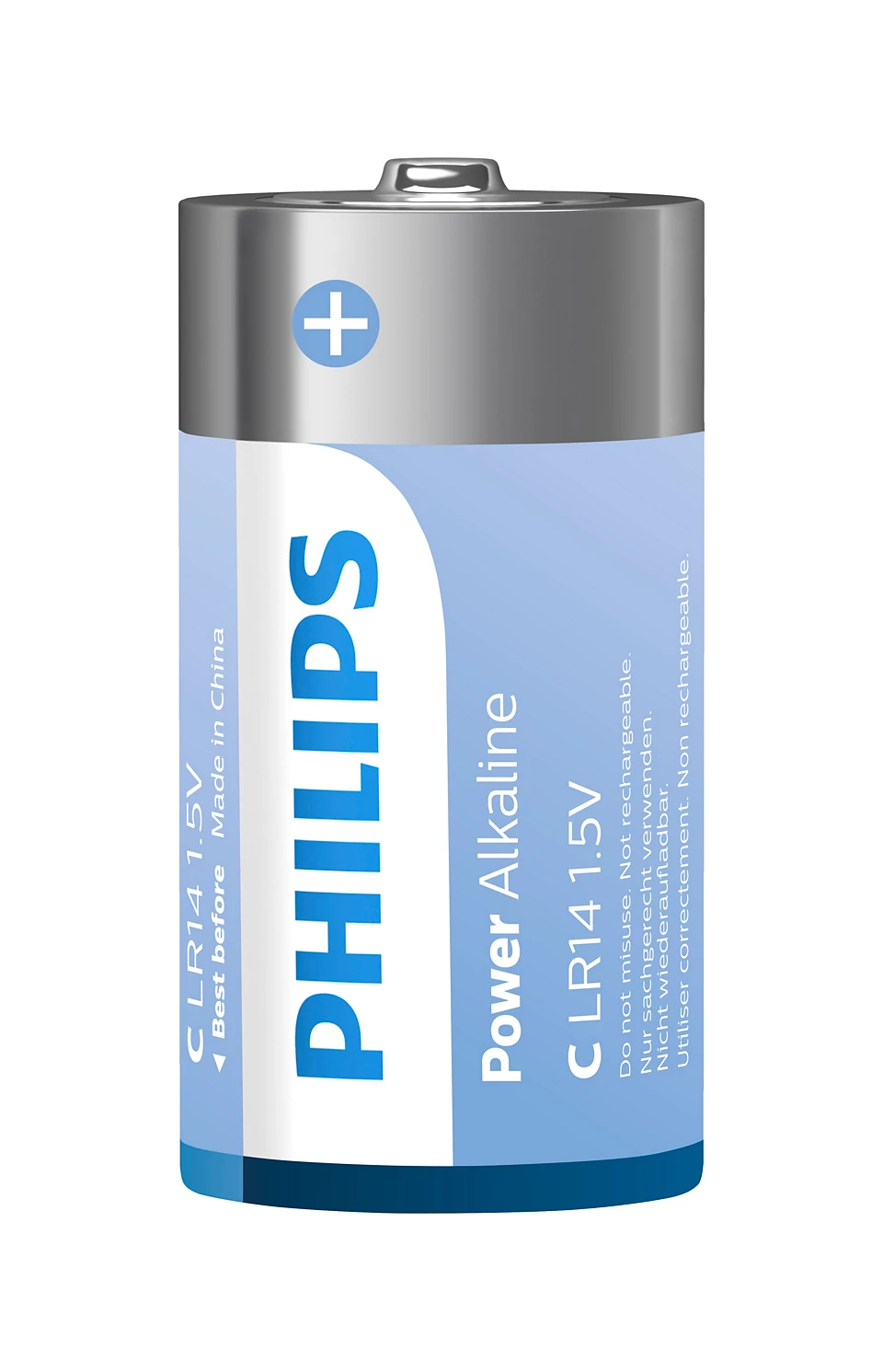 Philips PILHA PHILIPS ALCALINA C C/ 2 UNIDADES