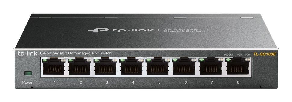 Switch Tp-link Omada 8 PTS Gigabit Gerenciavel TL-SG108E