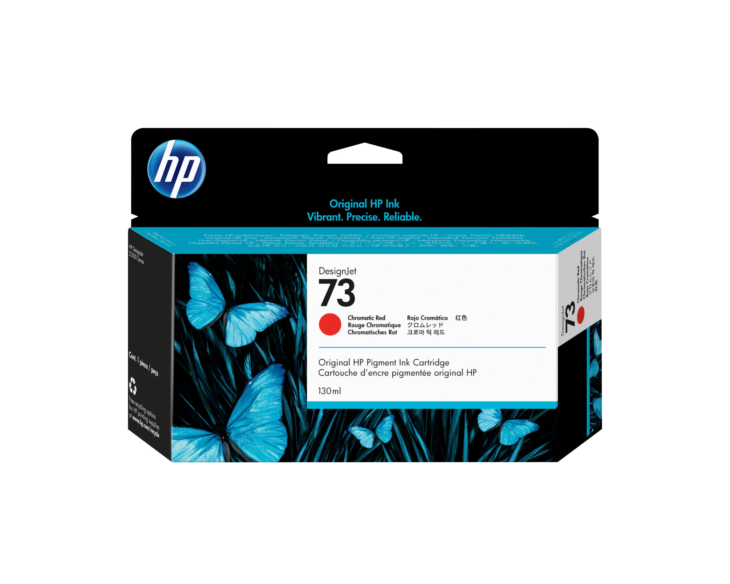 HP Inc. CARTUCHO TINTA PLOTTER HP 73 VERMELHO CROMATICO 130ML
