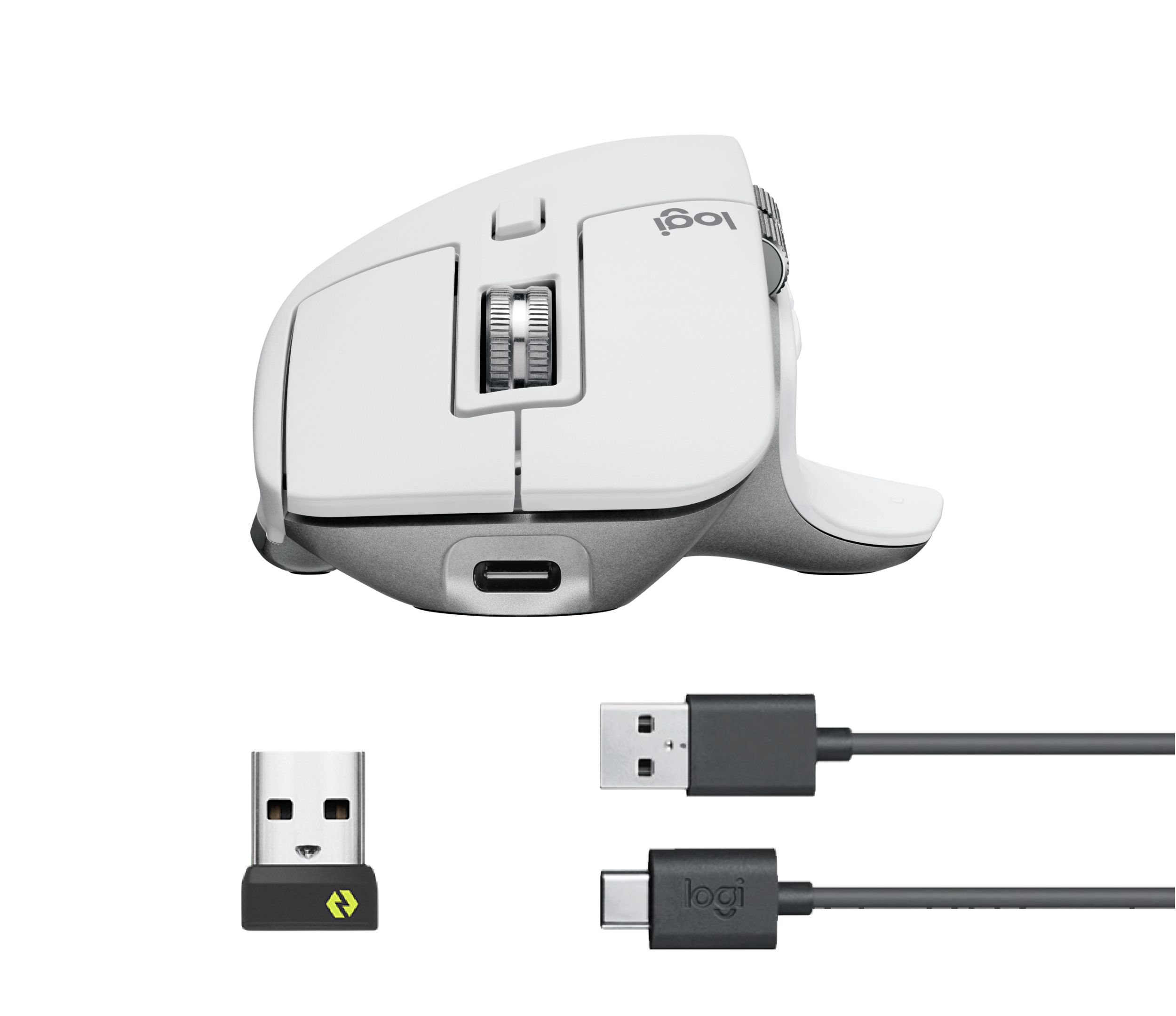 Logitech MOUSE SEM FIO BT LOGITECH MX MASTER 3S CINZA CLARO W