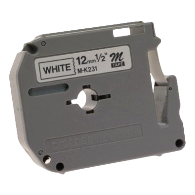 Fita Brother Branca para Rotuladores 12mm x 8m