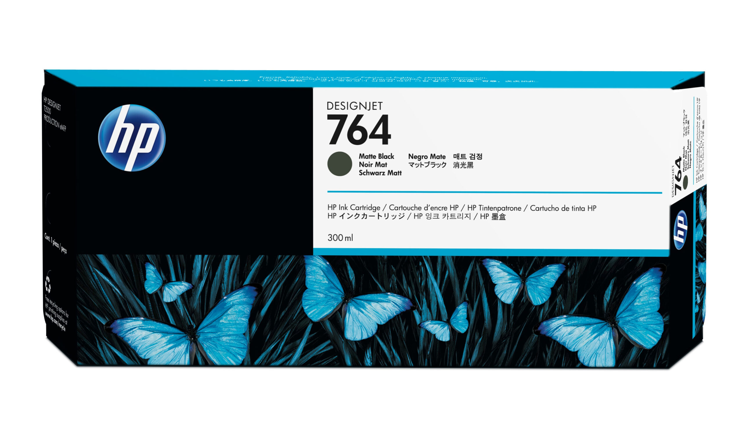 HP Inc. CARTUCHO TINTA HP 764 PRETO FOSCO 300 ML UK