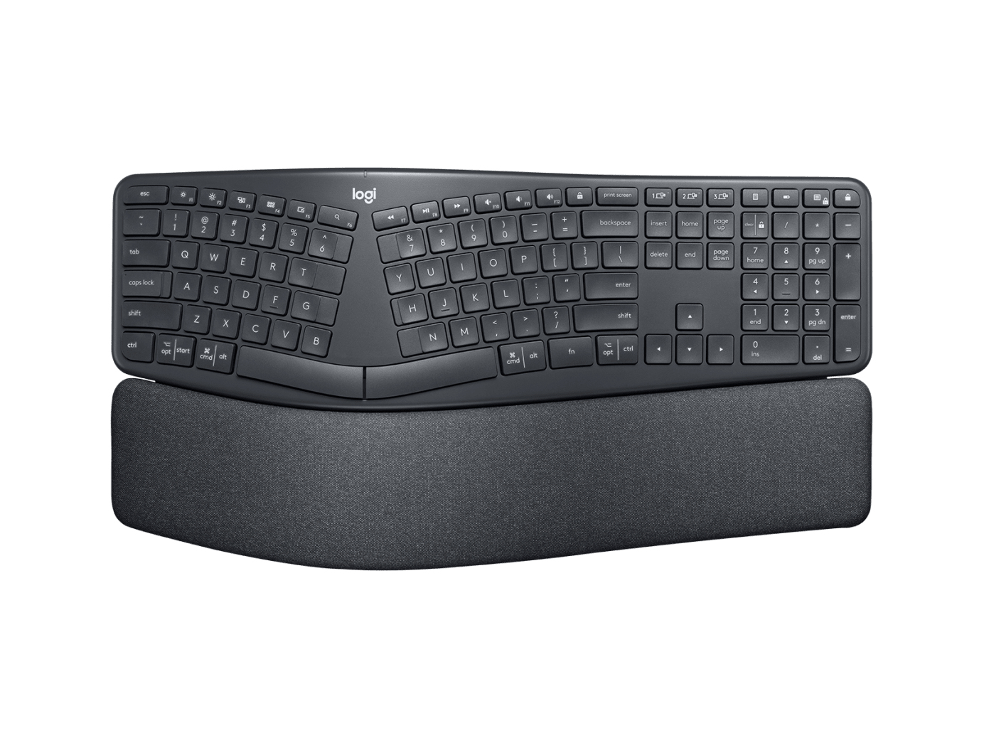Logitech TECLADO S/FIO BT ERGONOMICO LOGITECH ERGO K860 GRAFITE W