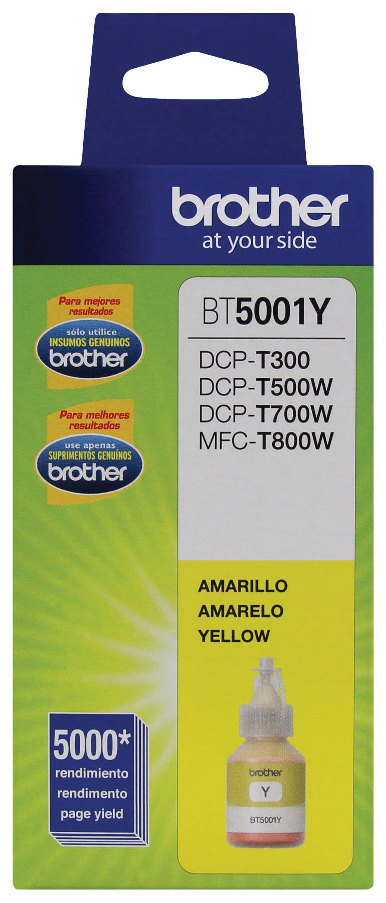 Refil de Tinta Brother Amarelo 5K
