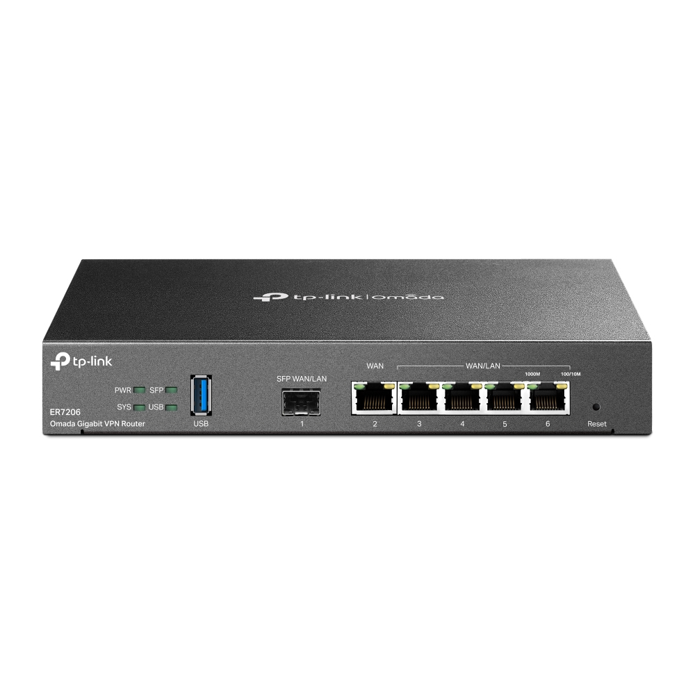 Roteador Tp-link Omada Load Balance Gigabit Multi-wan VPN ER7206