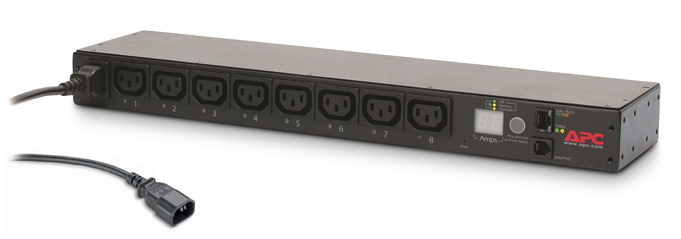 APC PDUCOMUTADOR1U 220V 2 A/208 V 10 A/230 V (8) C13