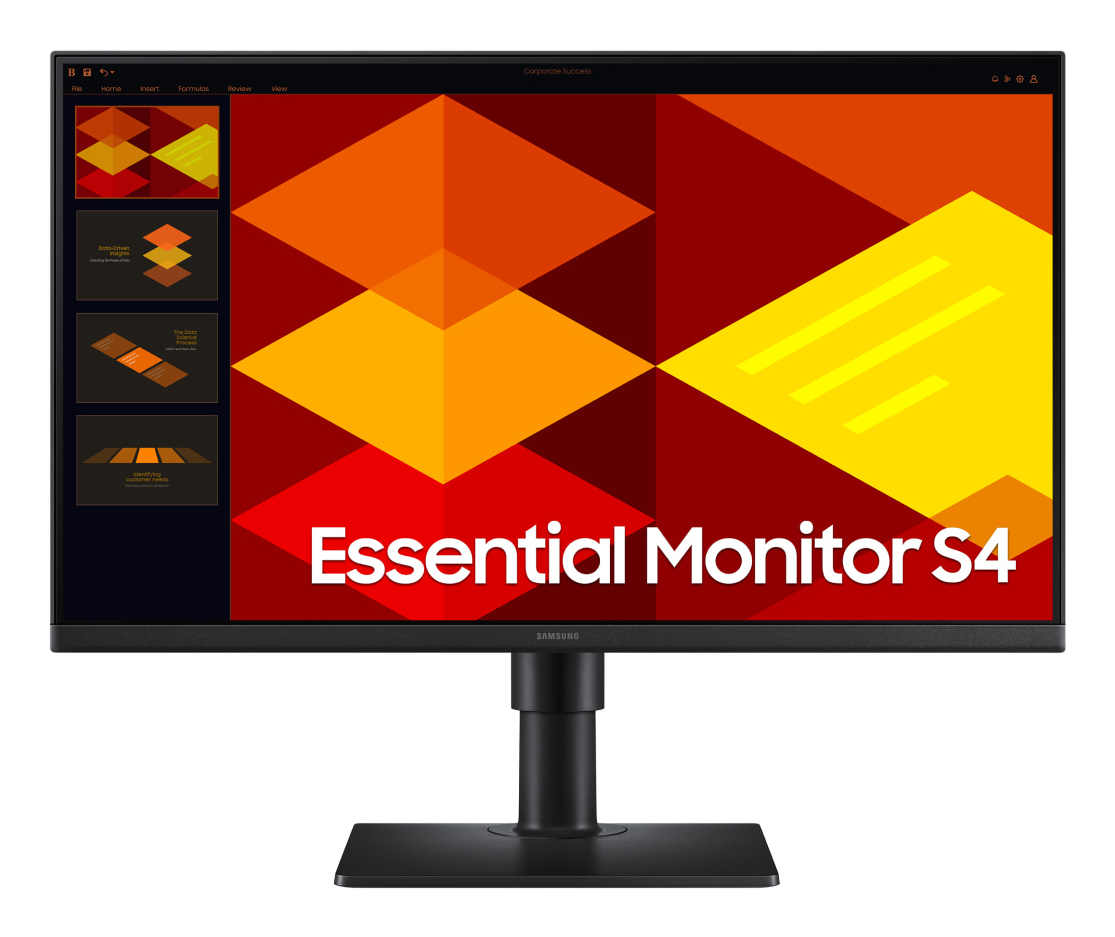 Samsung MONITOR SAMSUNG 24 ESSENTIAL S4 FHD 100HZ AJ DE ALTURA DP