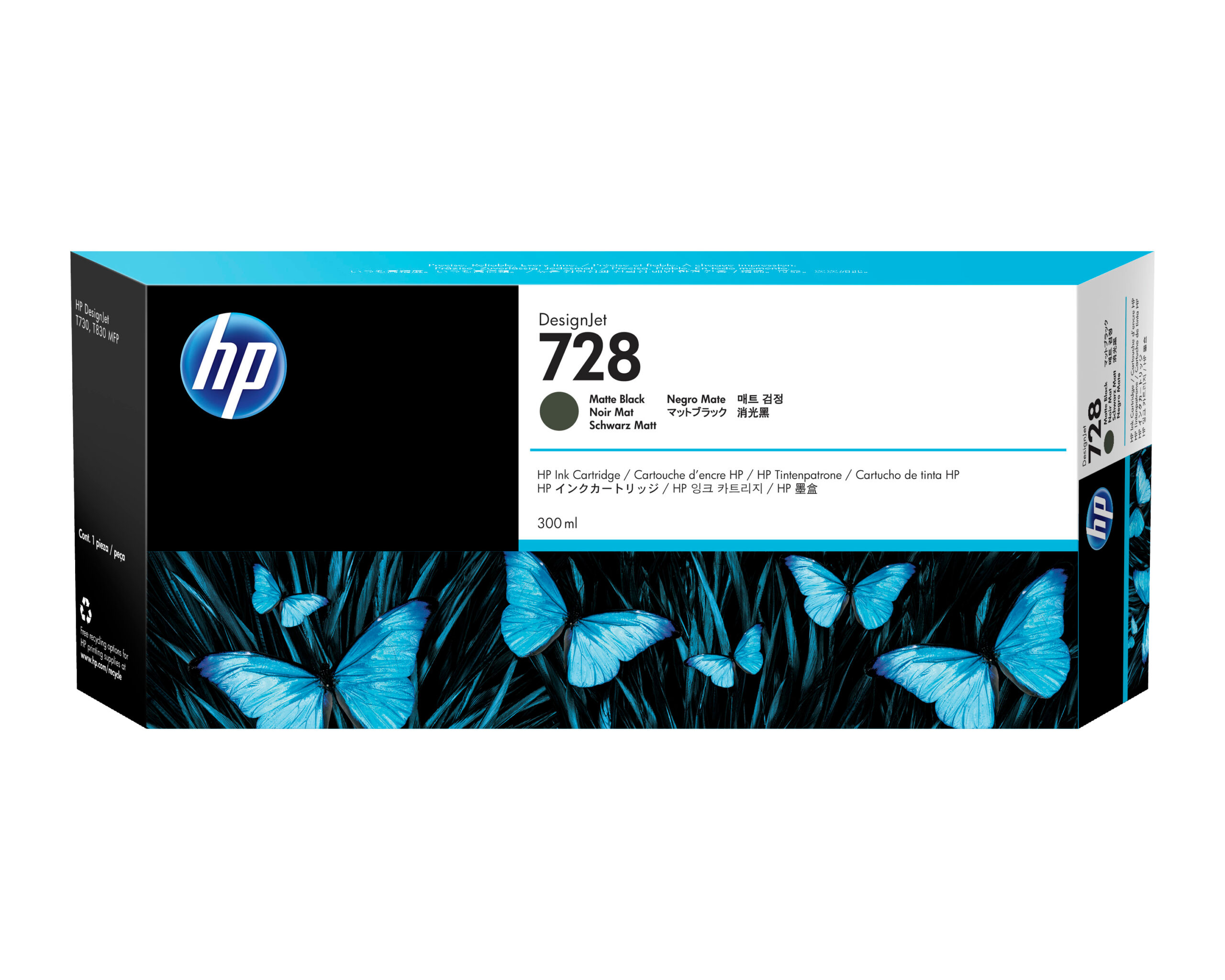 HP Inc. CARTUCHO TINTA HP 728 PRETO FOSCO 300 ML UK