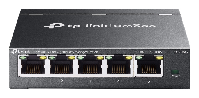 Switch Tp-link Omada 5 PTS Gigabit Gerenciavel ES205G