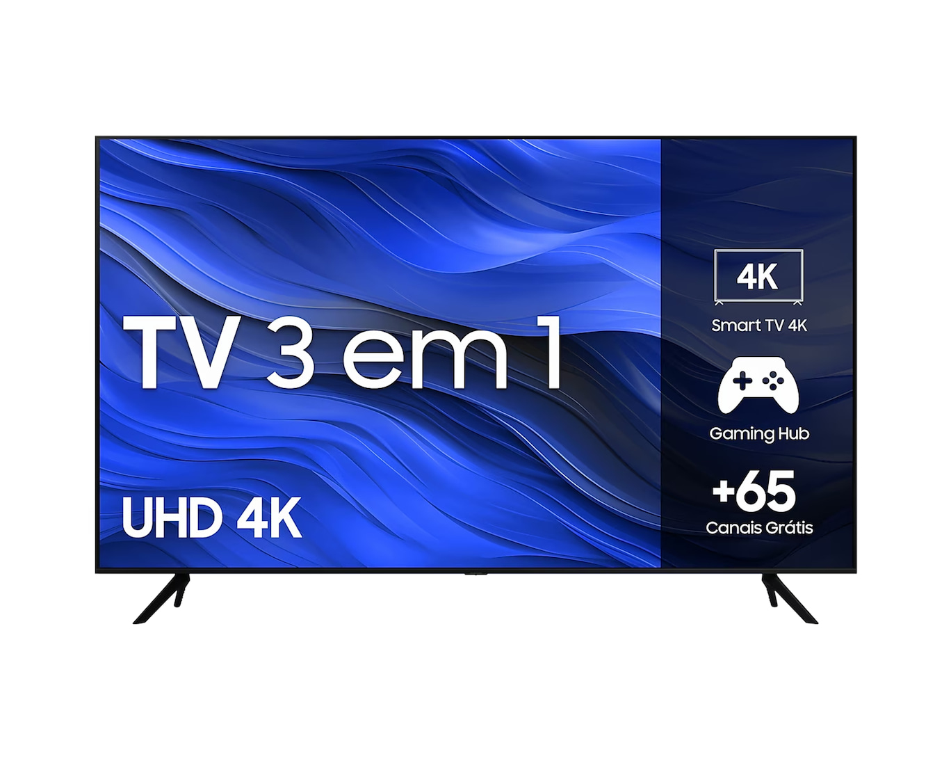 Samsung SMART TV SAMSUNG 65IN 65CU7700 UHD 4K HDR GAMING HUB 3HDMI 1USB