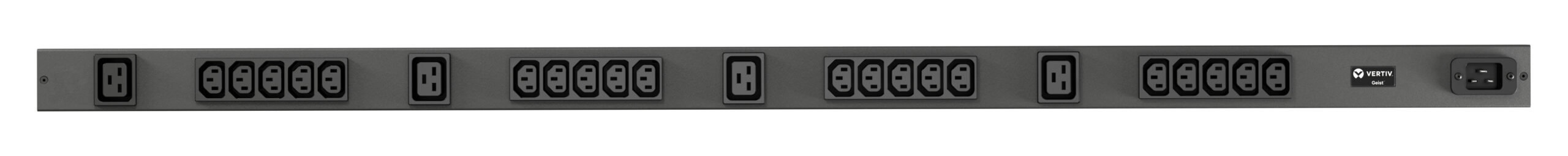 Vertiv PDU BAS 16A 230V 20XIEC C13 (4)IEC C19 C20 BLACK POWDER COAT