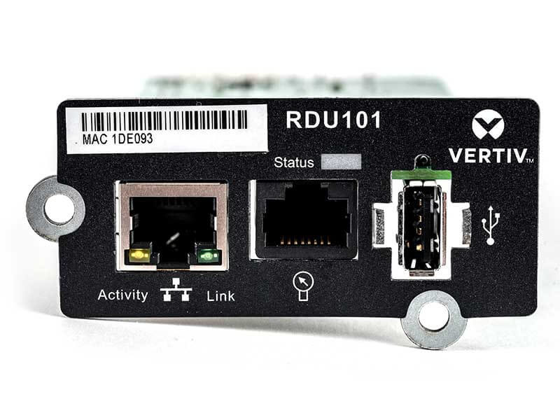 Vertiv PLACA COM. RDU101 WEB  SNMP BACNET MODBUS E VERTIV LIFE