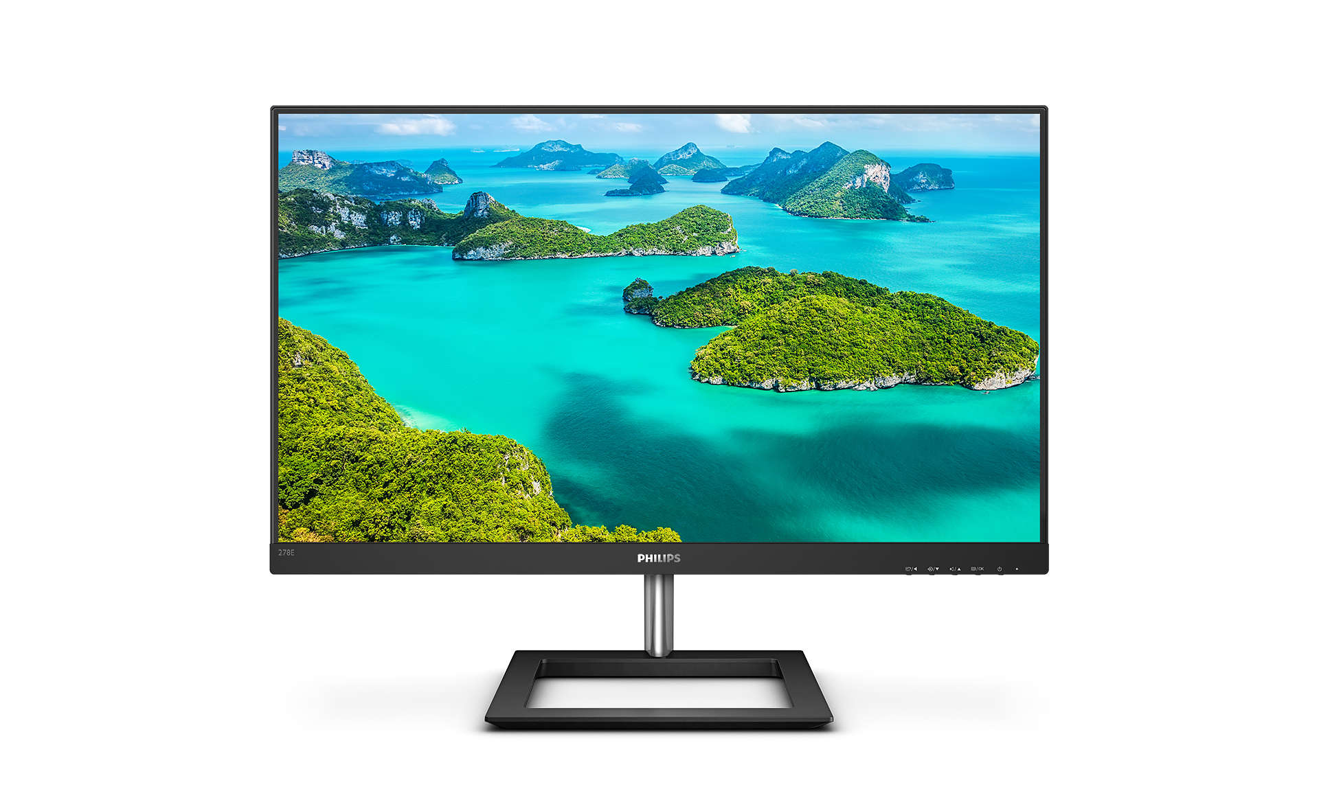 Monitor Philips 27 LED 4K 278E1A / 60HZ / 4MS / IPS / Hdmi / VGA / Vesa / Multimidia