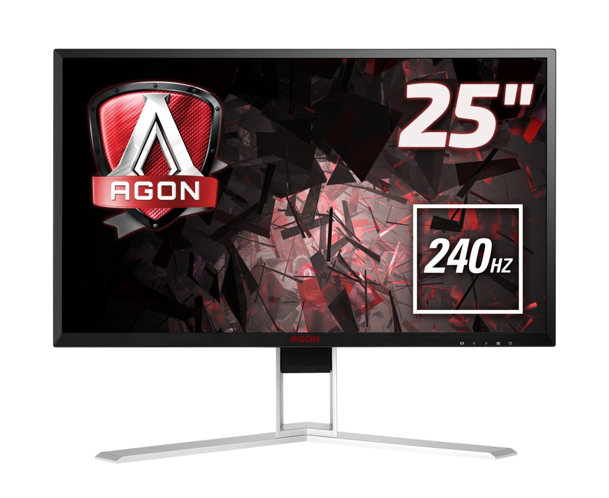 AOC AGON 24 5 POL - GAMER 240HZ 0 5MS DP HDMI DVI VGA USB 3.0