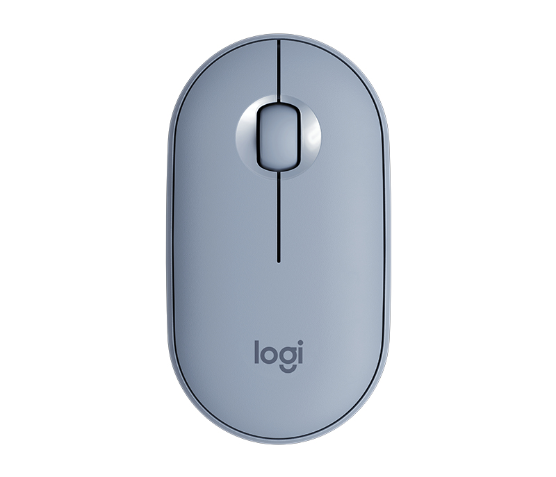 Mouse Optico sem fio Pebble M350 Azul Acinzentado Logitech