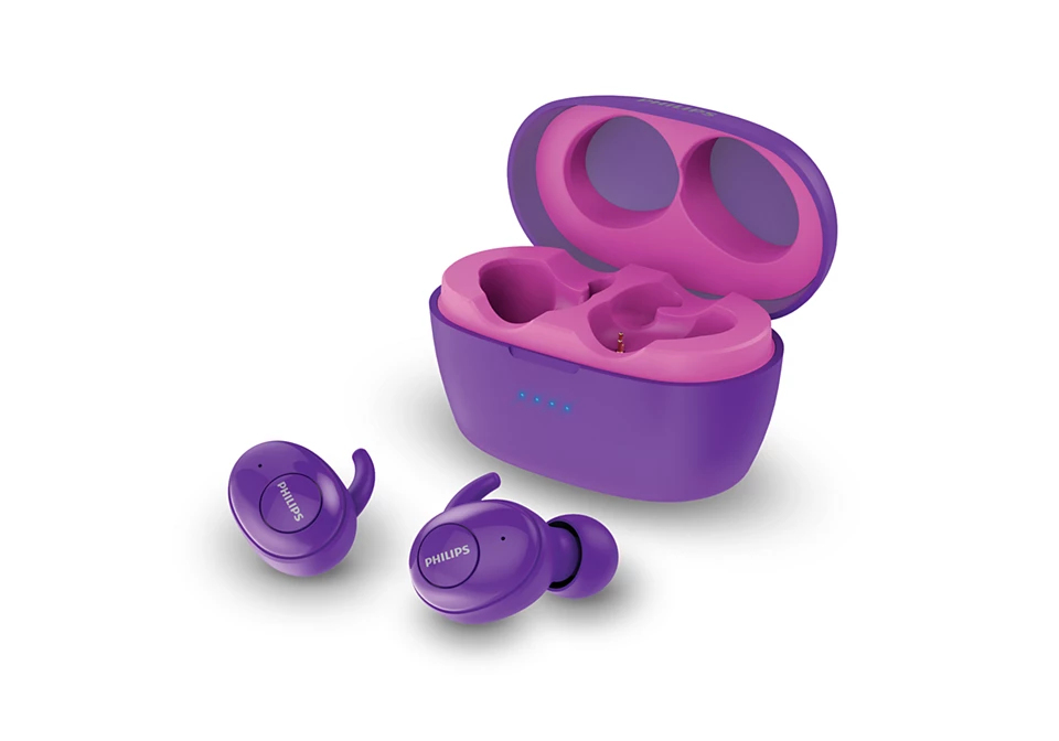Philips FONE BLUETOOTH PHILIPS UPBEAT INTRA-AURICULAR COM MICROFONE ROXO
