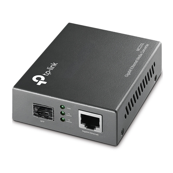 Conversor de Midia Tp-link Omada Gigabit Multimodo 10KM MC220L