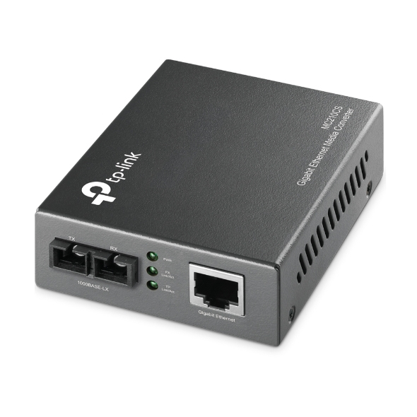 Conversor de Midia Tp-link Omada Gigabit Monomodo 20KM SMB MC210CS
