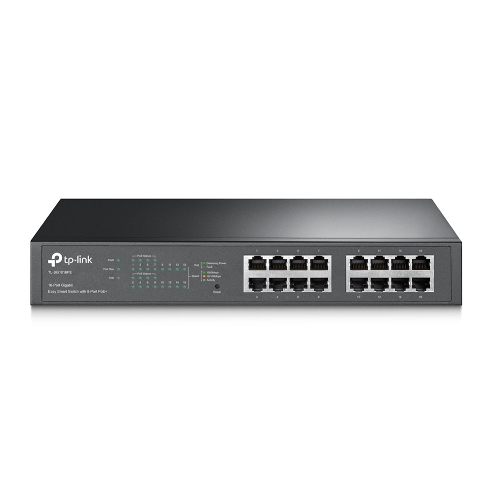 Switch Tp-link Omada 16 PTS Gigabit nao Gerenciavel 8P Poe+ TL-SG1016PE