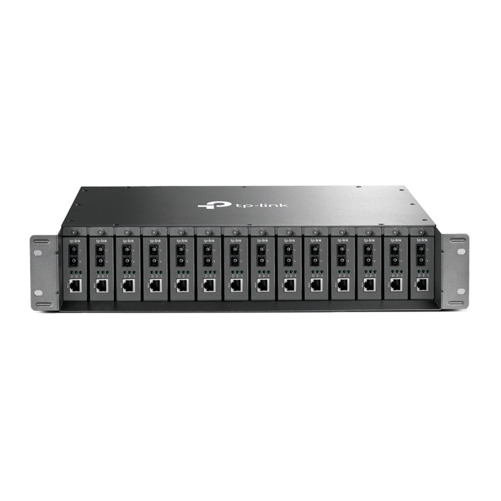 Chassis Tp-link Omada Montagem EM Rack 14 Slots TL-MC1400