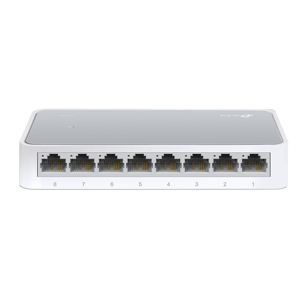 Switch TP-LINK TL-SF1008D 8 Portas LAN 10/100 Mbps Não Gerenciável Desktop