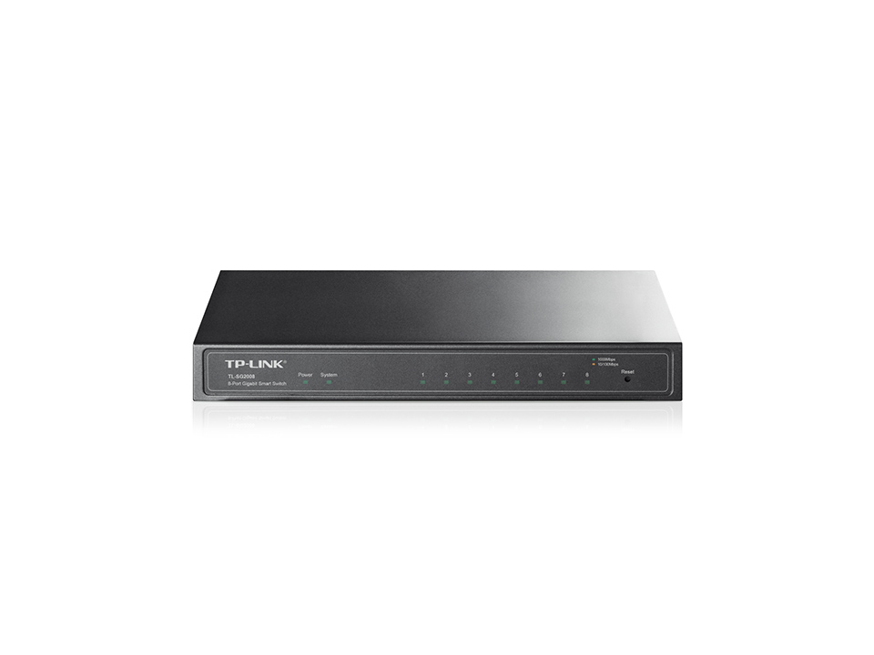 Switch Tp-link Omada 8 PTS Gigabit Gerenciavel TL-SG2008