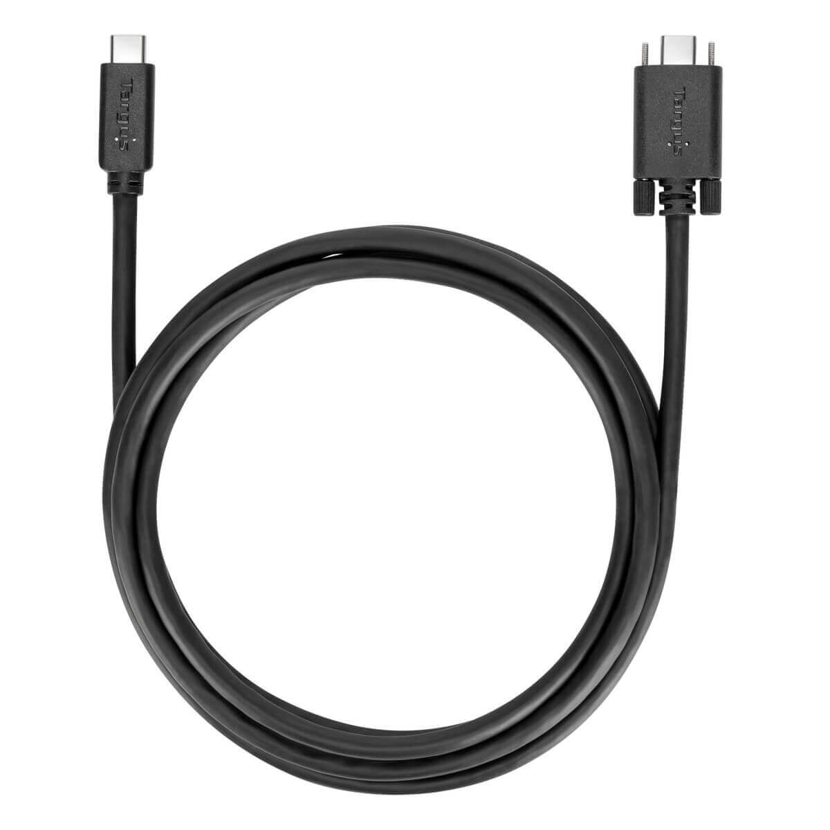 Targus CABO TARGUS 1M USB-C  MALE USB-C 10 GBPS BLACK ACC1121GLX