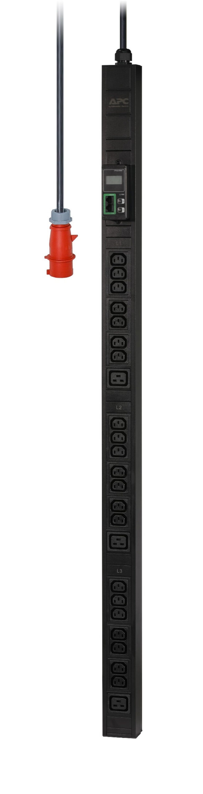 APC PDU EASYMEDICAO VERTICAL 380V 16A SAI (36)C13 (6) C19