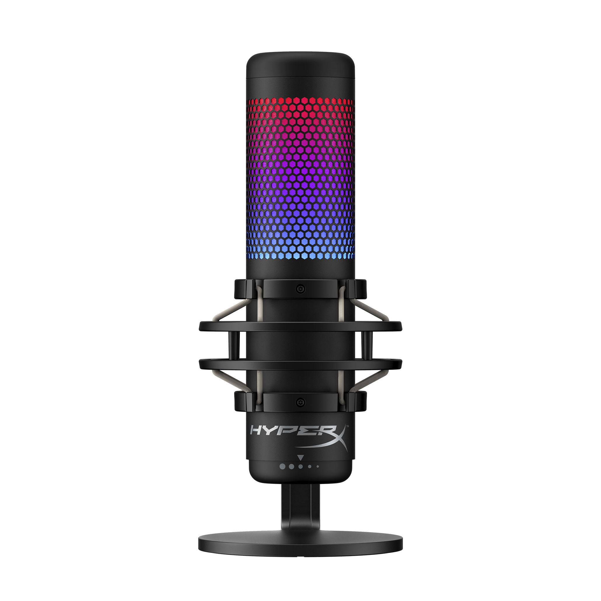 Hyperx MICROFONE GAMER HYPERX QUADCAST S ANTIVIBRACAO RGB USB