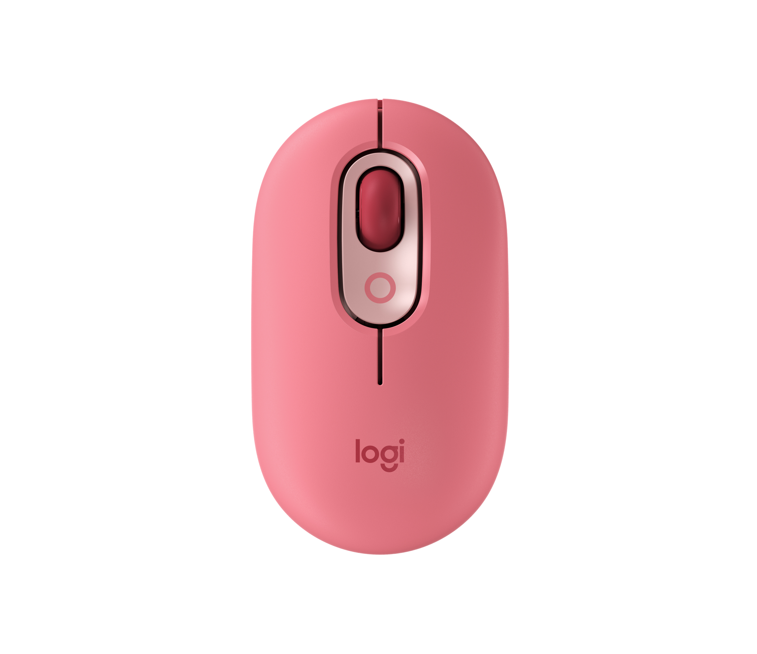 Mouse Optico sem fio POP Mouse Heartbreaker Rosa Logitech