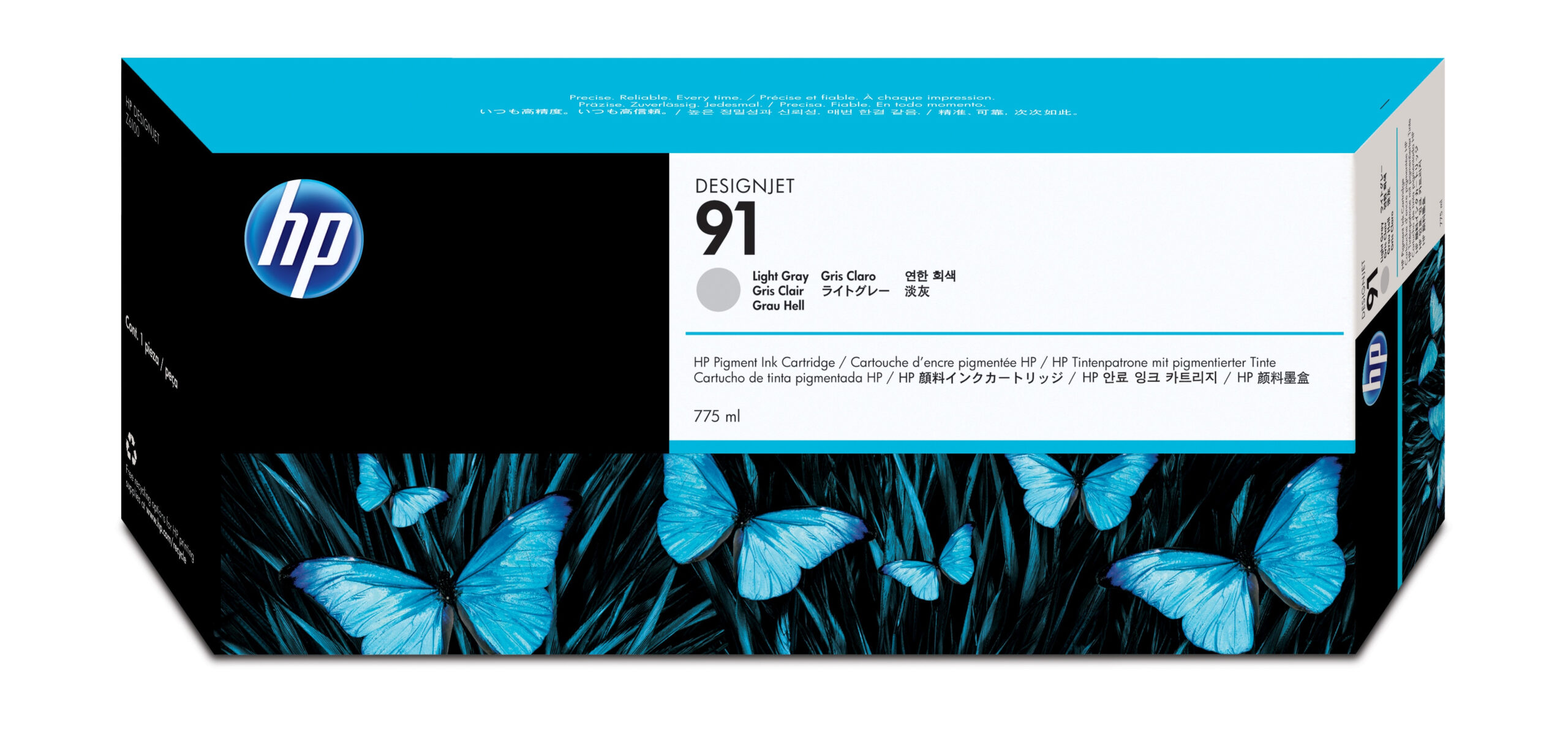 HP Inc. CARTUCHO HP PLOTTER 91 GRAY 775 ML