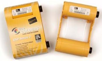 Zebra ZXP3 - RIBBON/FITA COLOR YMCKO 200 IMAGENS POR CARTUCHO