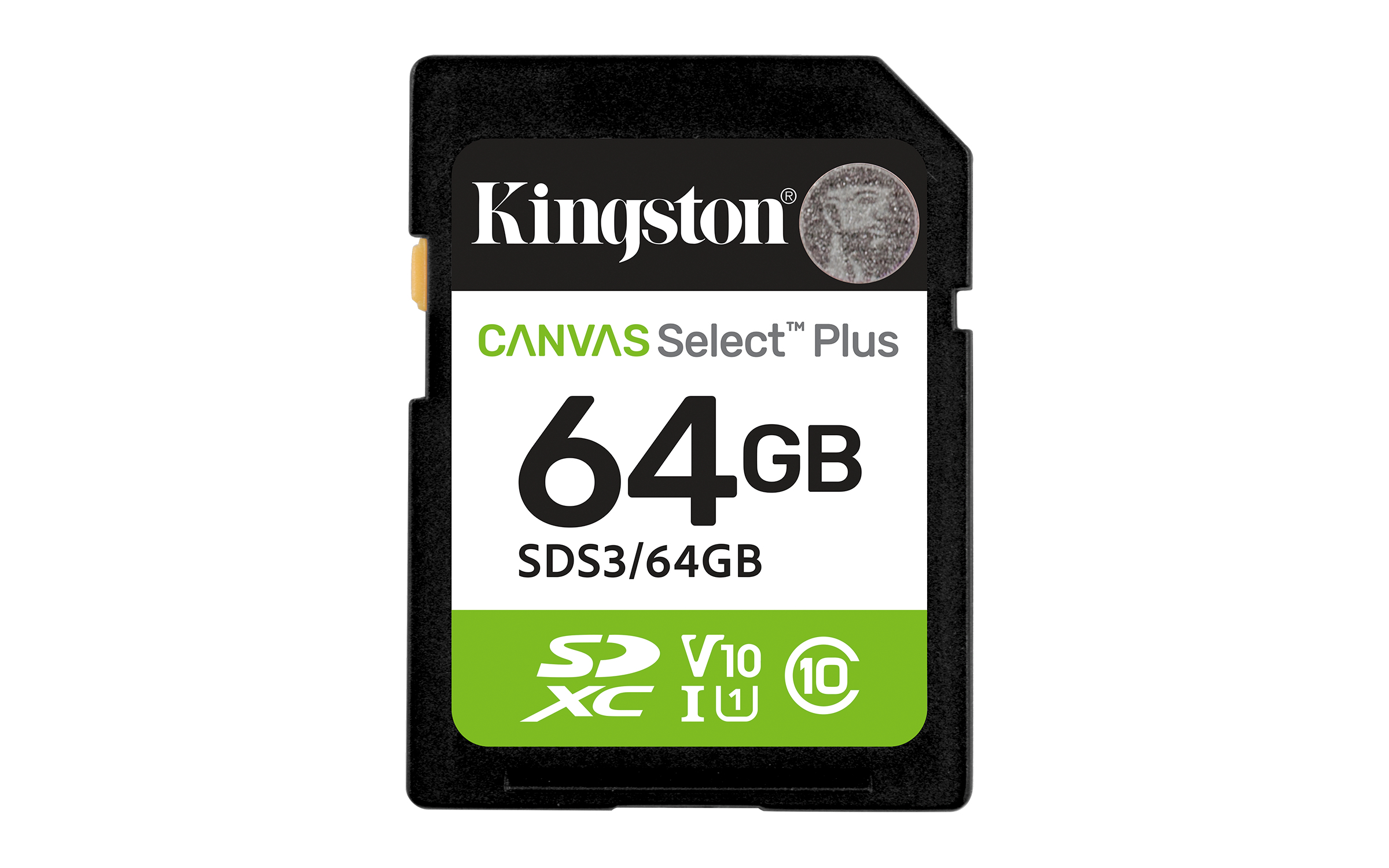 Kingston SDS3/64GB 64GB CANVAS SELECT PLUS GEN3 - L