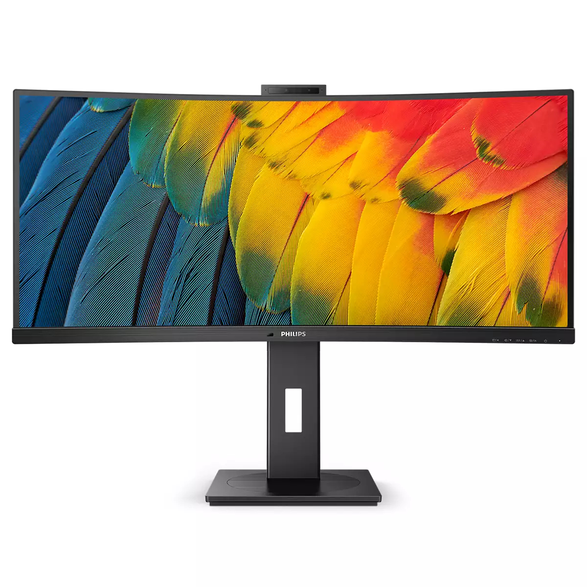 Monitor Philips 34 Curvo LED Ultrawide 34B1U5600CH / Hdmi / DP / Usb-c 100W / RJ45 / Webcam / Mul...