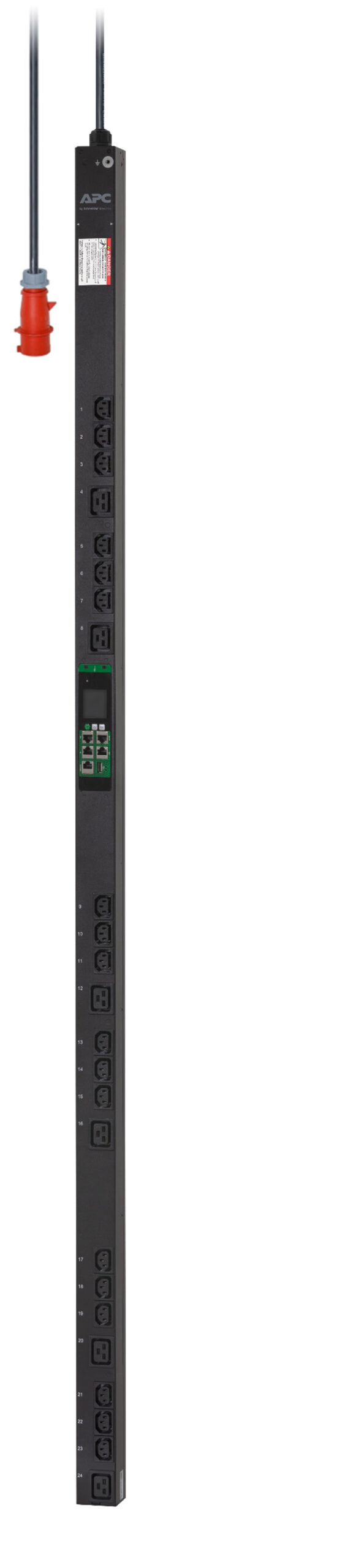 APC EASYPDU, METERED-BY-OUTLET 11KW, 230V, (18) C13 & (6) C19