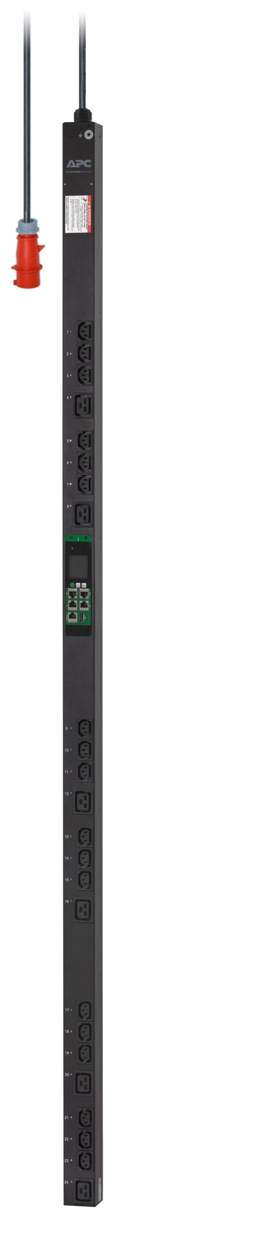 APC EASYPDU, METERED-BY-OUTLET 11KW, 230V, (18) C13 & (6) C19