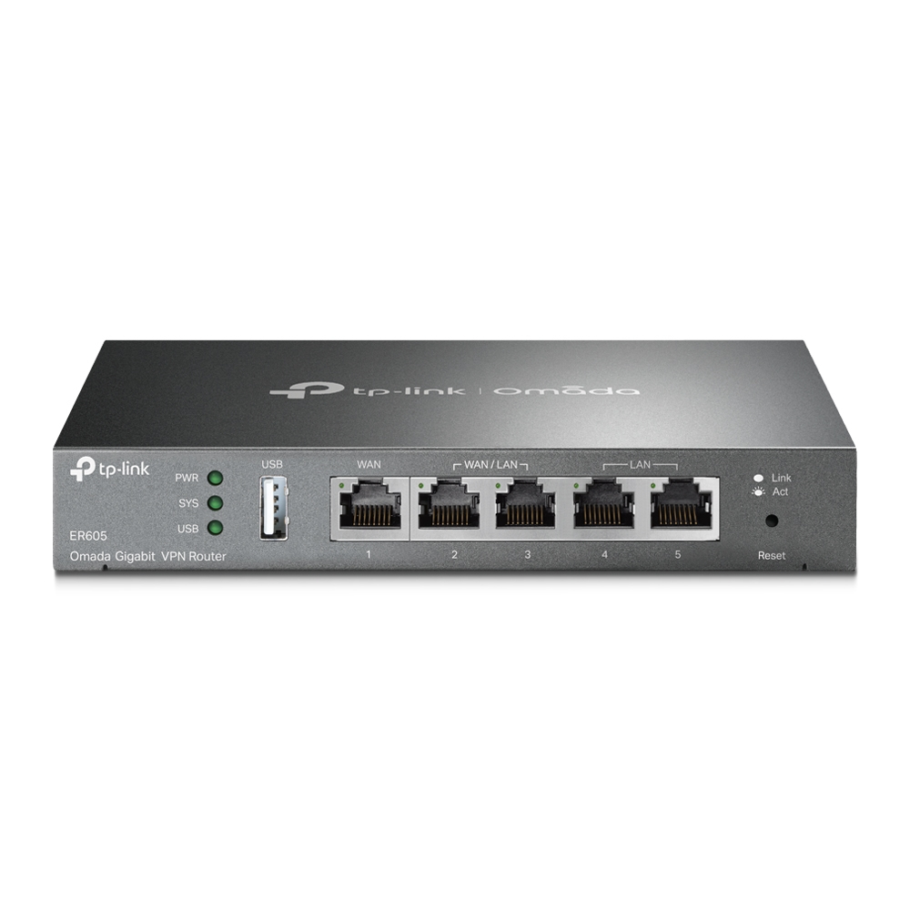 Roteador Omada VPN Gigabit Multi-WAN SafeStream ER605 - Alta Velocidade e Segurança