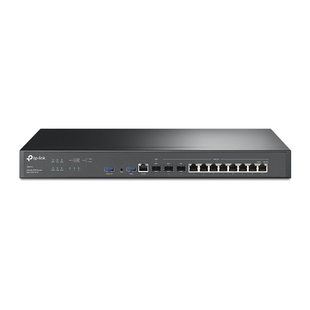 Roteador Tp-link Omada Load Balance Gigabit 2P 10G VPN ER8411
