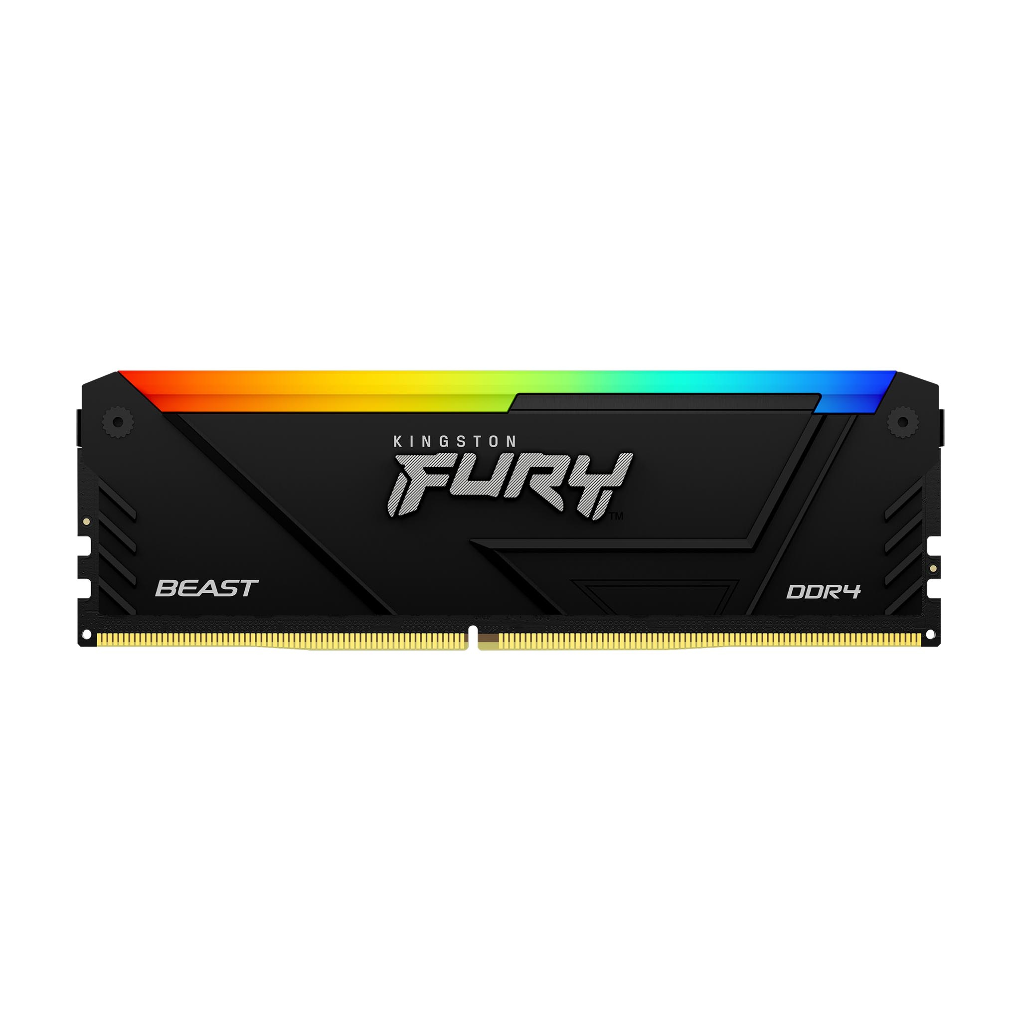 Memoria 8GB DDR4 3200MHZ CL16 Kingston Fury Beast RGB XMP 2.0- Desktop - KF432C16BB2A/8