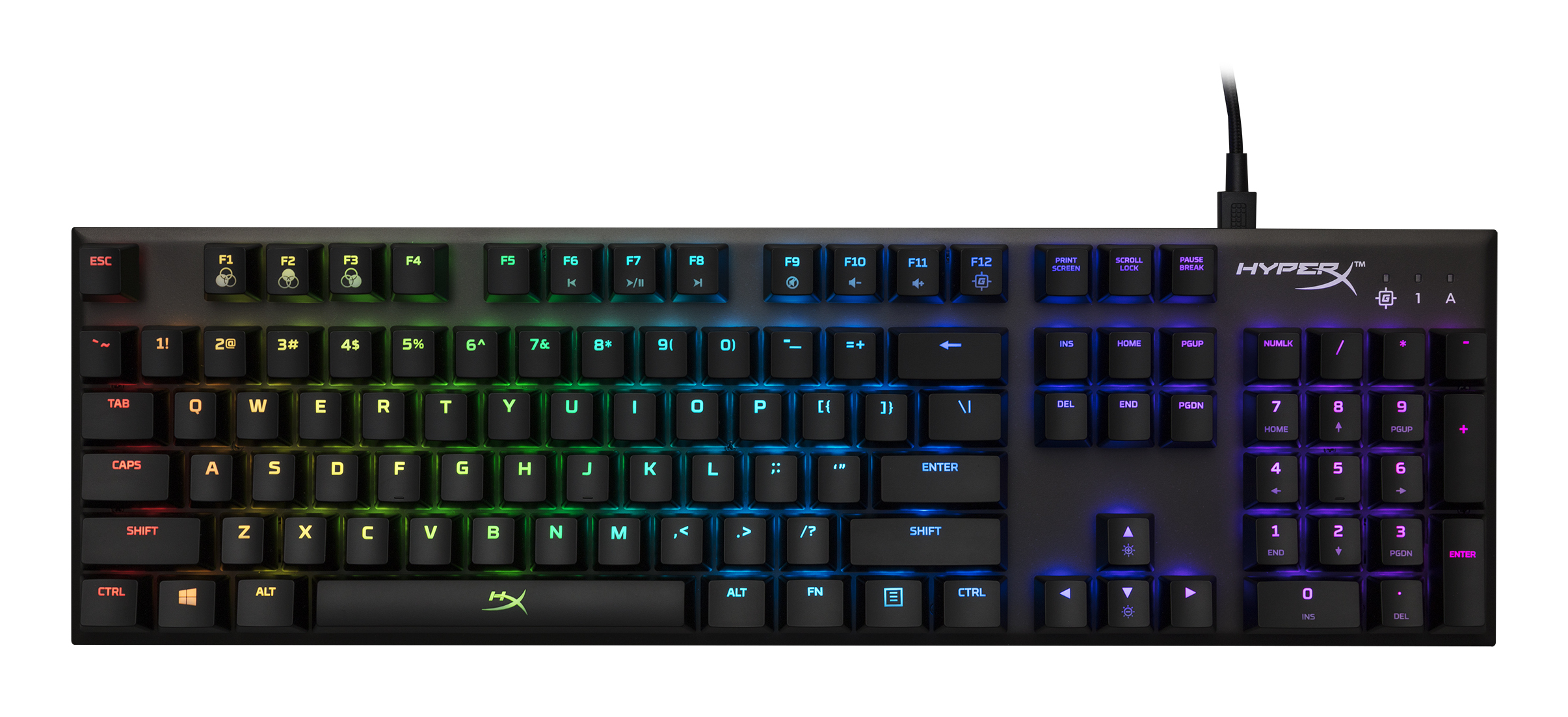 Hyperx TECLADO GAMER HYPERX ALLOY FPS RGB