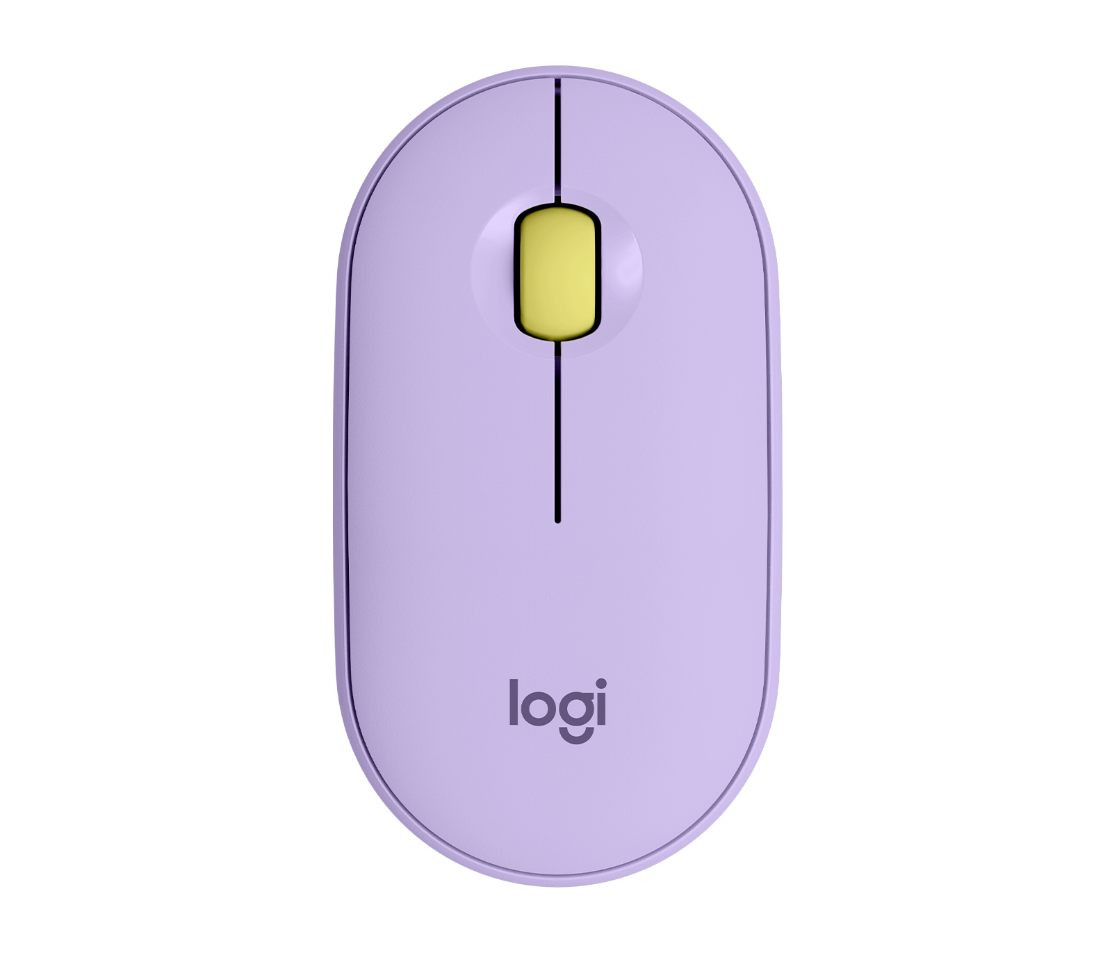 Mouse Optico sem fio Pebble M350 Lavanda Logitech