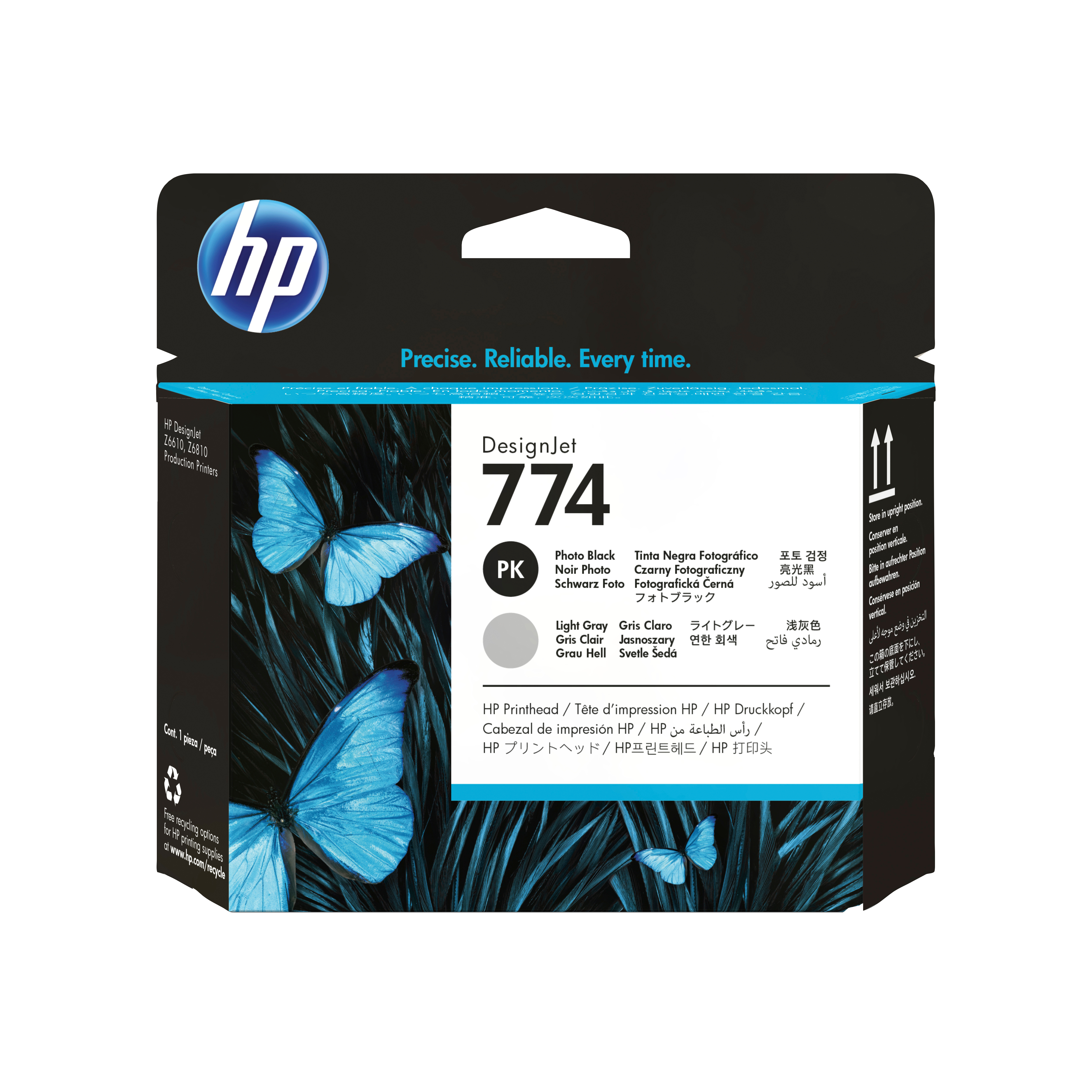 HP Inc. CABECA IMPRESSAO PLOTTER HP 774 PRETO FOTOGRAFICO/CINZA