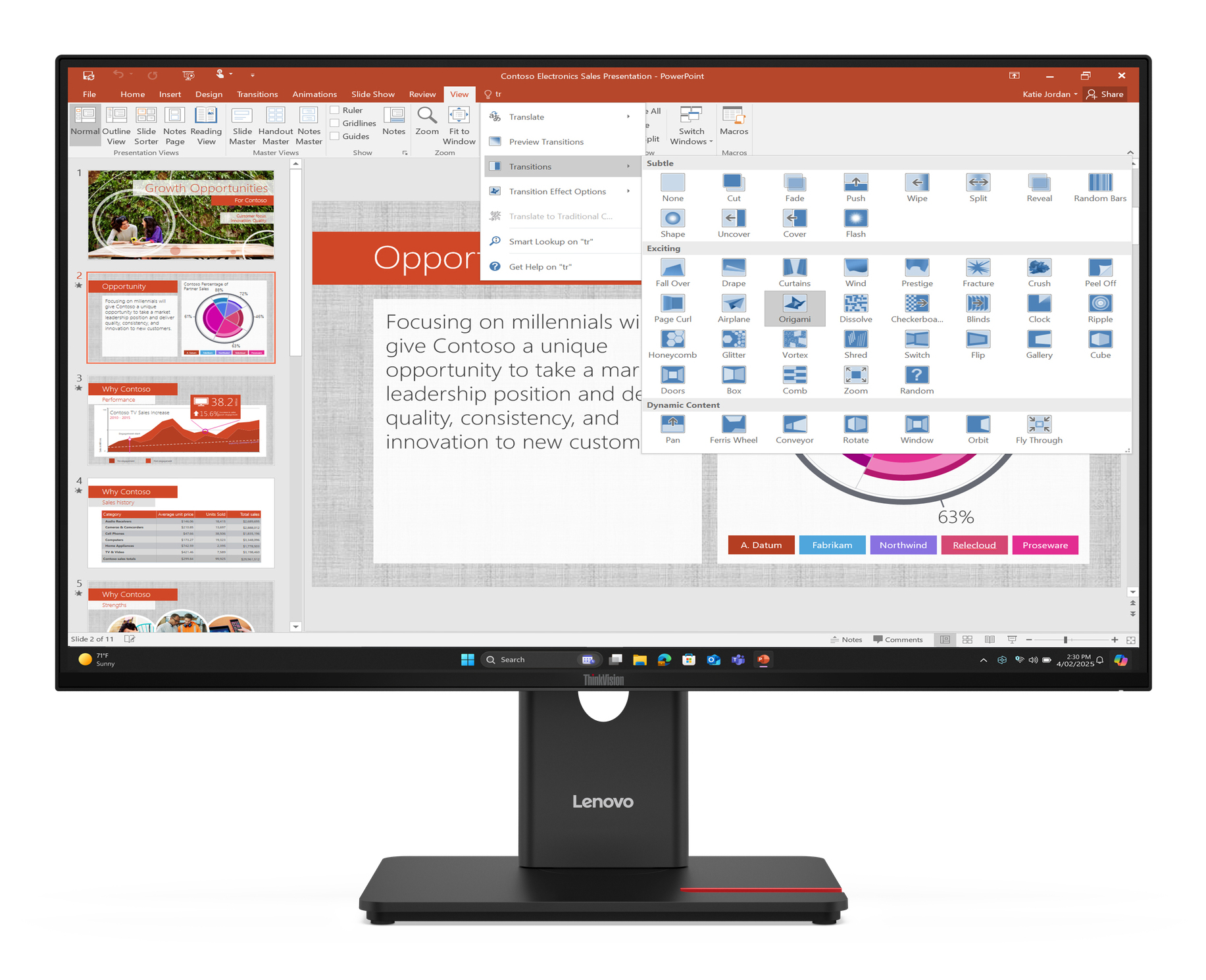 Lenovo PCs MONITOR LENOVO T27-40 27 IPS