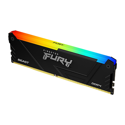 Memoria 32GB DDR4 3200MHZ CL16 Kingston Fury Beast RGB XMP 2.0 - Desktop - KF432C16BB2A/32