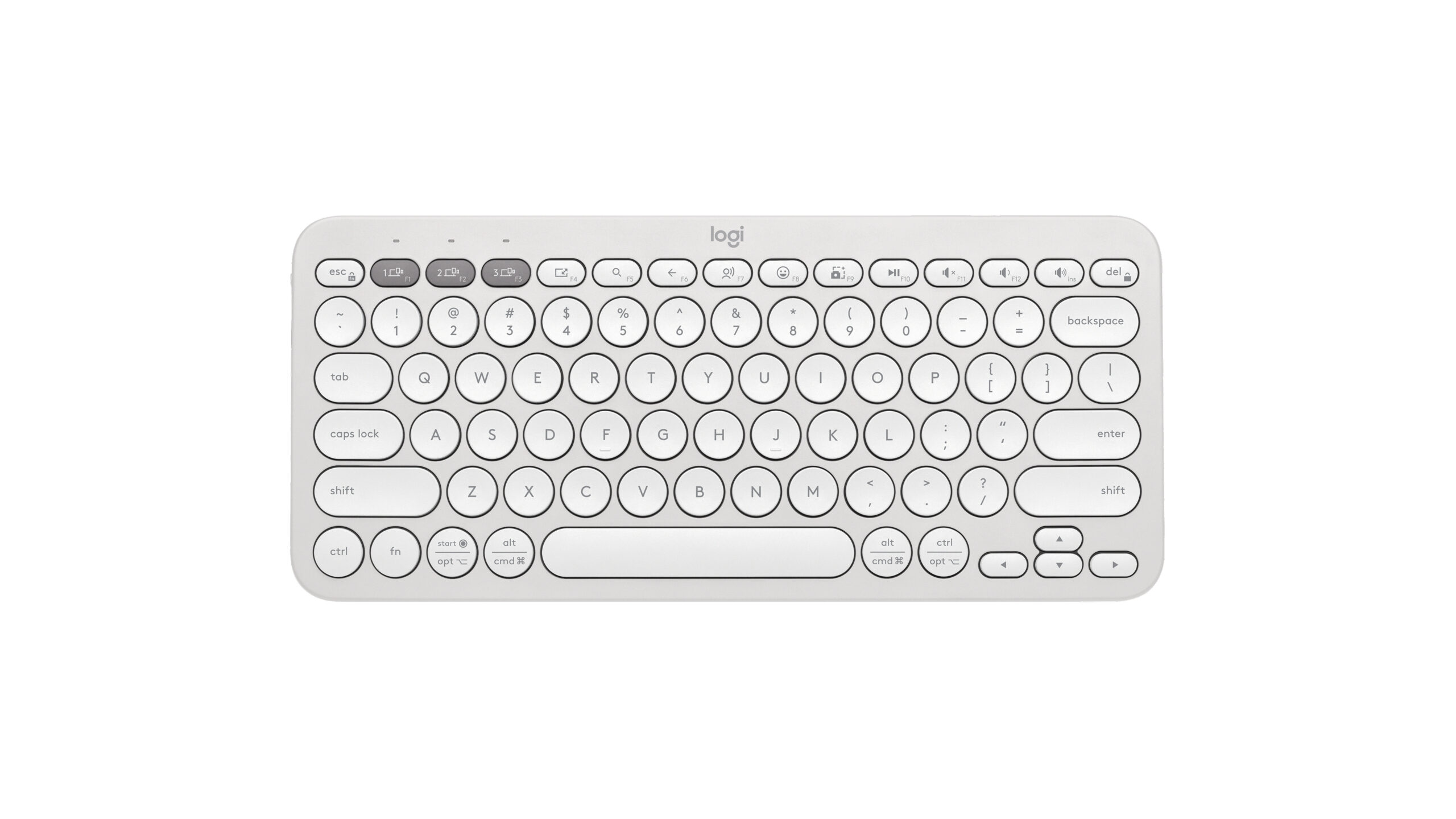 Logitech TECLADO SEM FIO BT LOGITECH PEBBLE KEYS 2 K380S BRANCO W